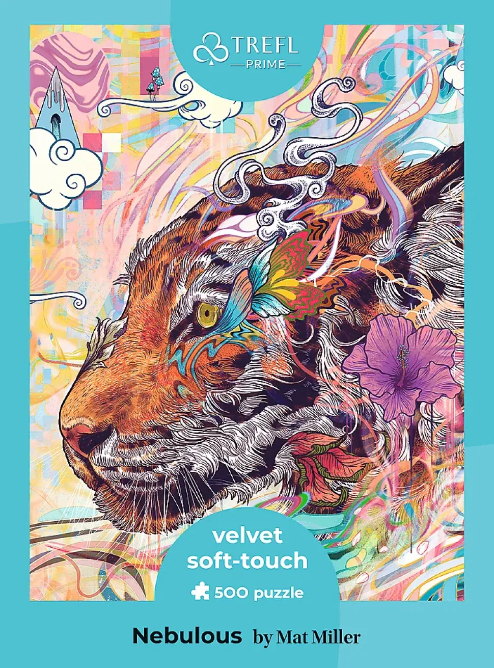 Puzzle VELVET Nebulosa Tigre colorido UFT