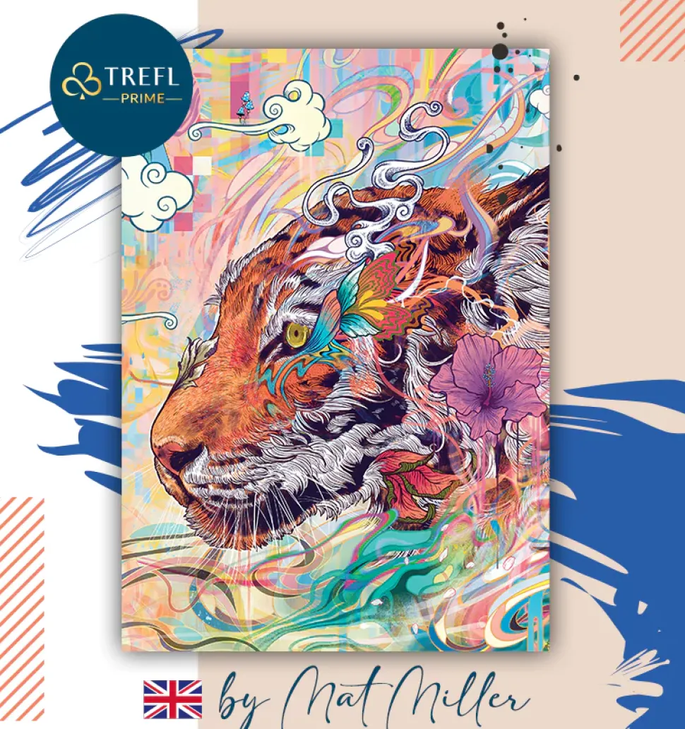 Puzzle VELVET Nebulosa Tigre colorido UFT