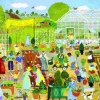 Puzzle Venda de plantas de primavera