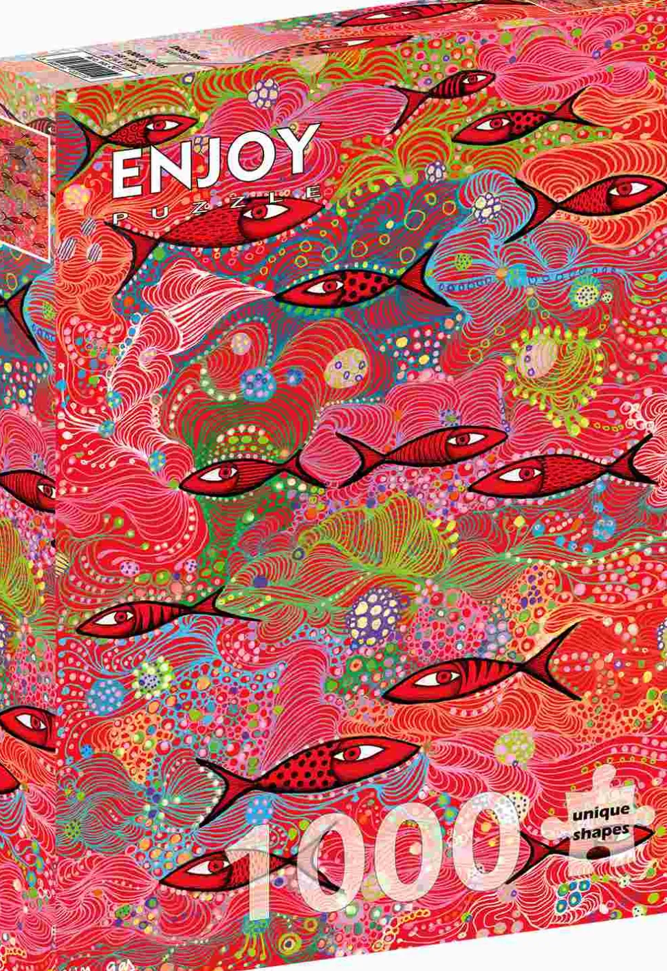 Puzzle Vermelho profundo
