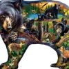 Puzzle Vida selvagem da floresta tvarové
