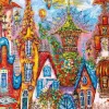 Puzzle Vila Encantadora: Portão Azul