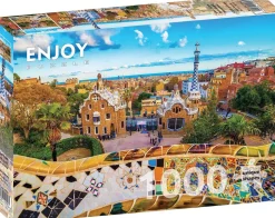 Puzzle Vista do Parque Guell, Barcelona