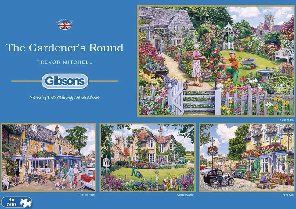 Puzzle 4x500 A Rodada do Jardineiro