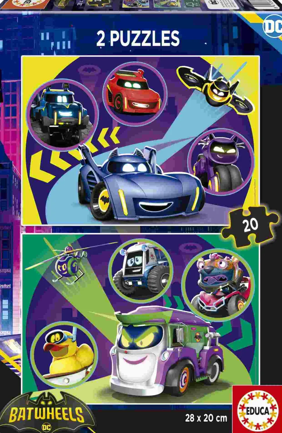 Puzzle 2x20 Batwheels