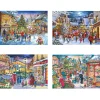 Puzzle 4x500 Compras de Natal