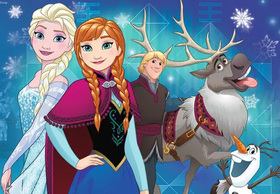 Puzzle 2x24 Congelado: Aurora Boreal