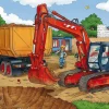 Puzzle 3x24 Em um canteiro de obras