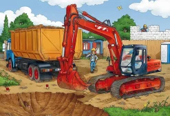 Puzzle 3x24 Em um canteiro de obras