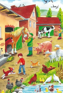 Puzzle 3x24 na fazenda