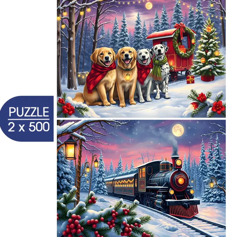Puzzle 2x500 O Natal está a chegar