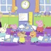 Puzzle 2x24 Prasiatko peppa v 拧kole
